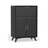 Mueble bar grande Flynn, color negro