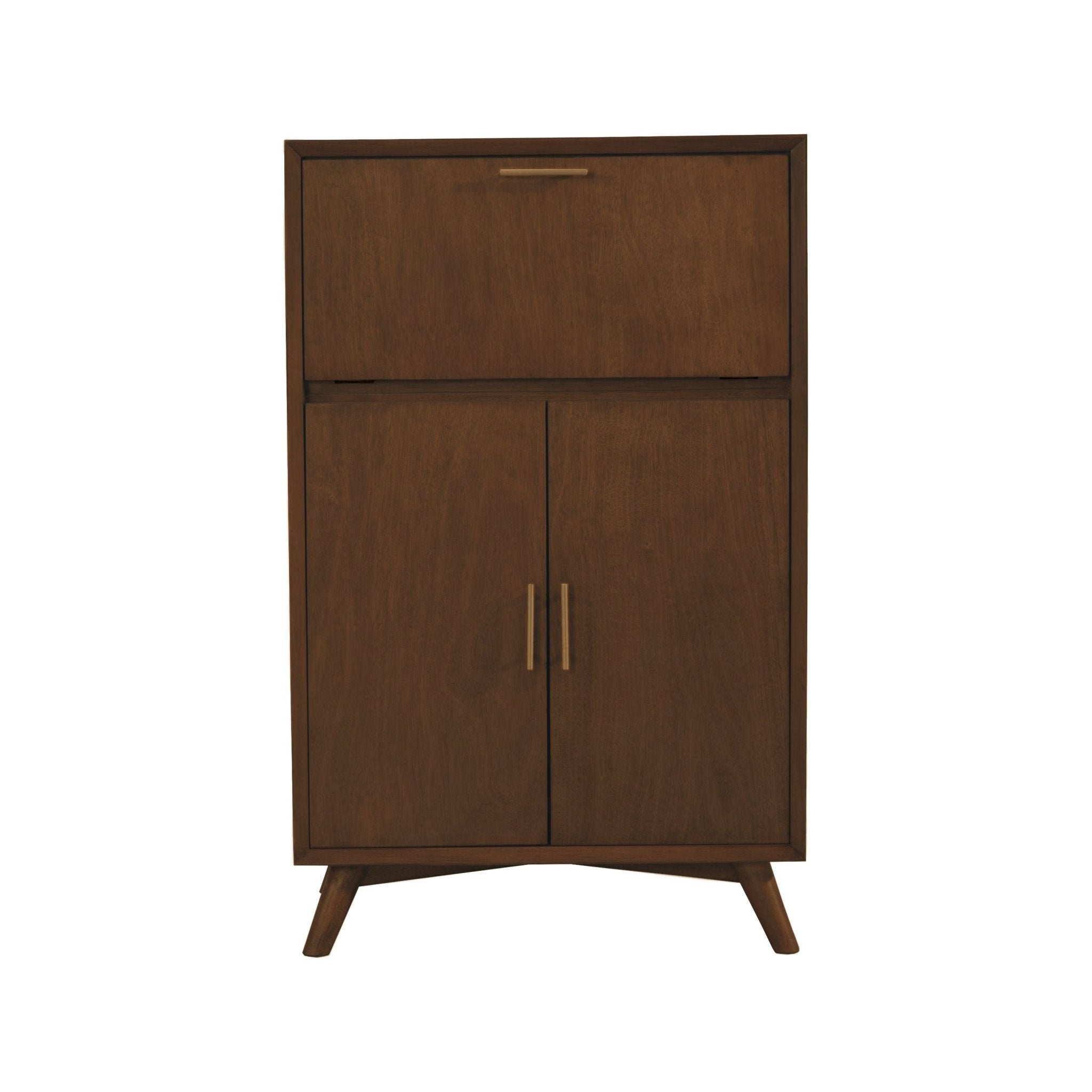 Mueble bar grande Flynn, nogal