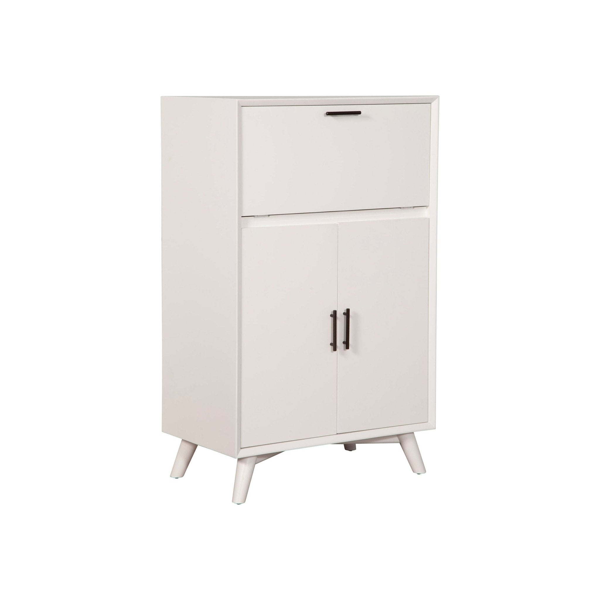Mueble bar grande Flynn, color blanco