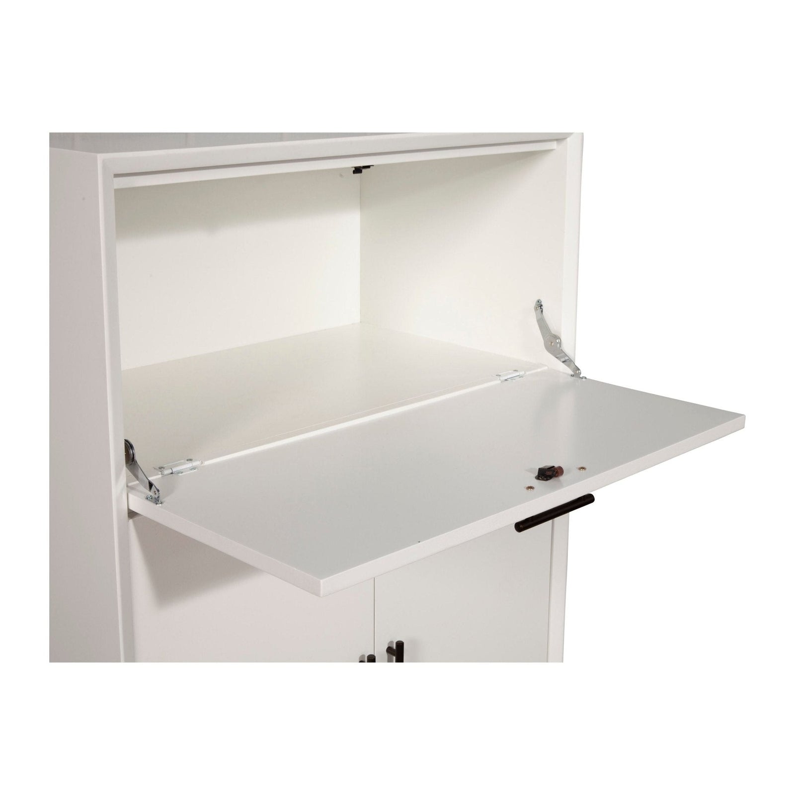 Mueble bar grande Flynn, color blanco