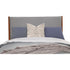 Cama con paneles Flynn, castaño/gris