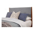 Cama con paneles Flynn, castaño/gris