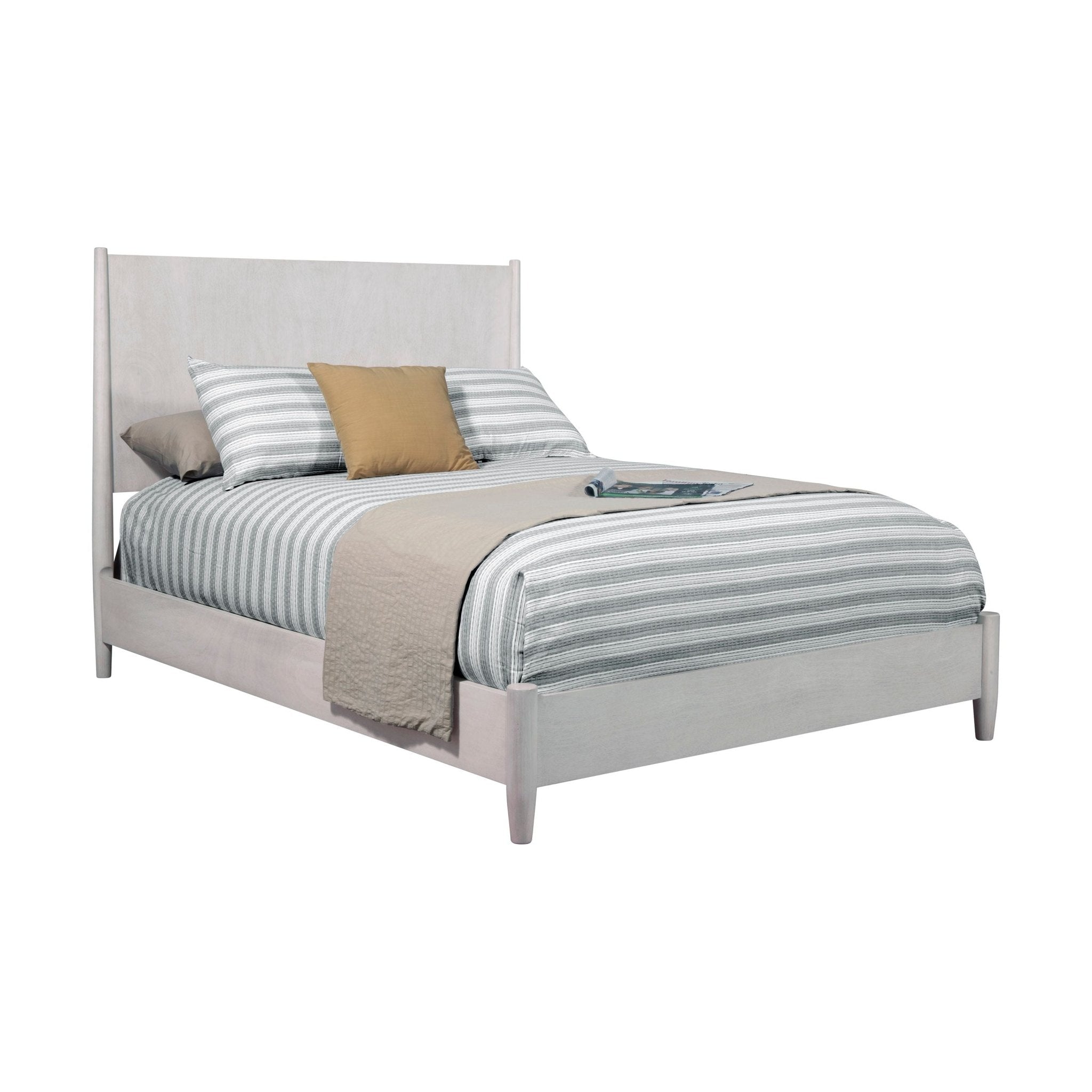 Cama con paneles Flynn, color gris