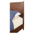 Cama con paneles Flynn, nogal