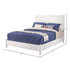 Cama con paneles Flynn, color blanco