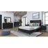 Cama con plataforma Flynn, color negro