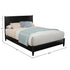 Cama con plataforma Flynn, color negro