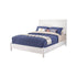 Cama con plataforma Flynn, color blanco