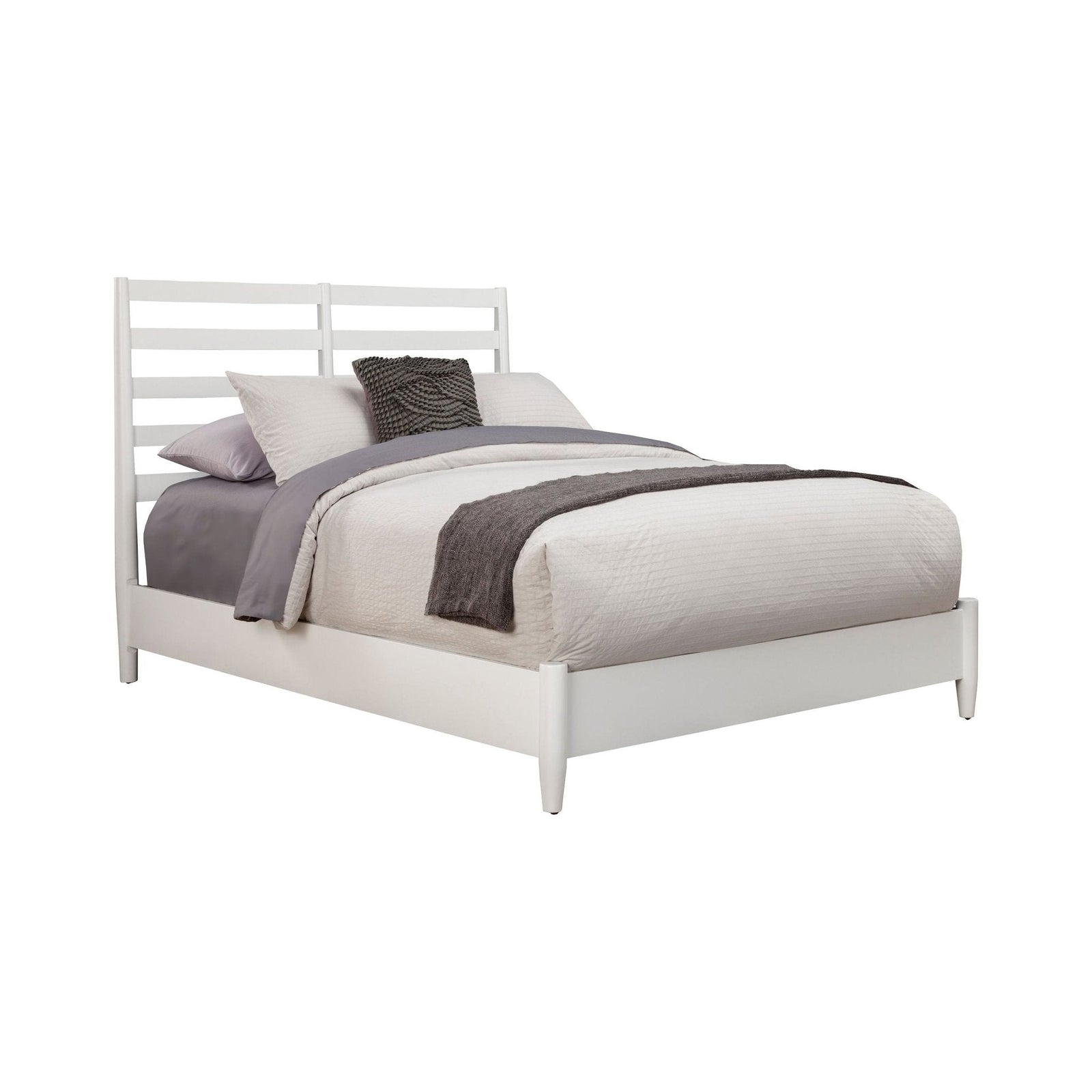 Cama retro Flynn, color blanco