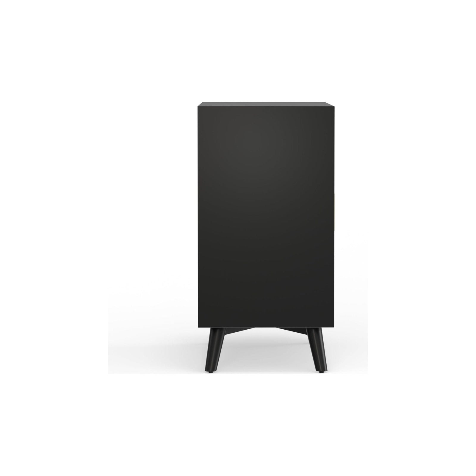 Mueble bar pequeño Flynn, color negro