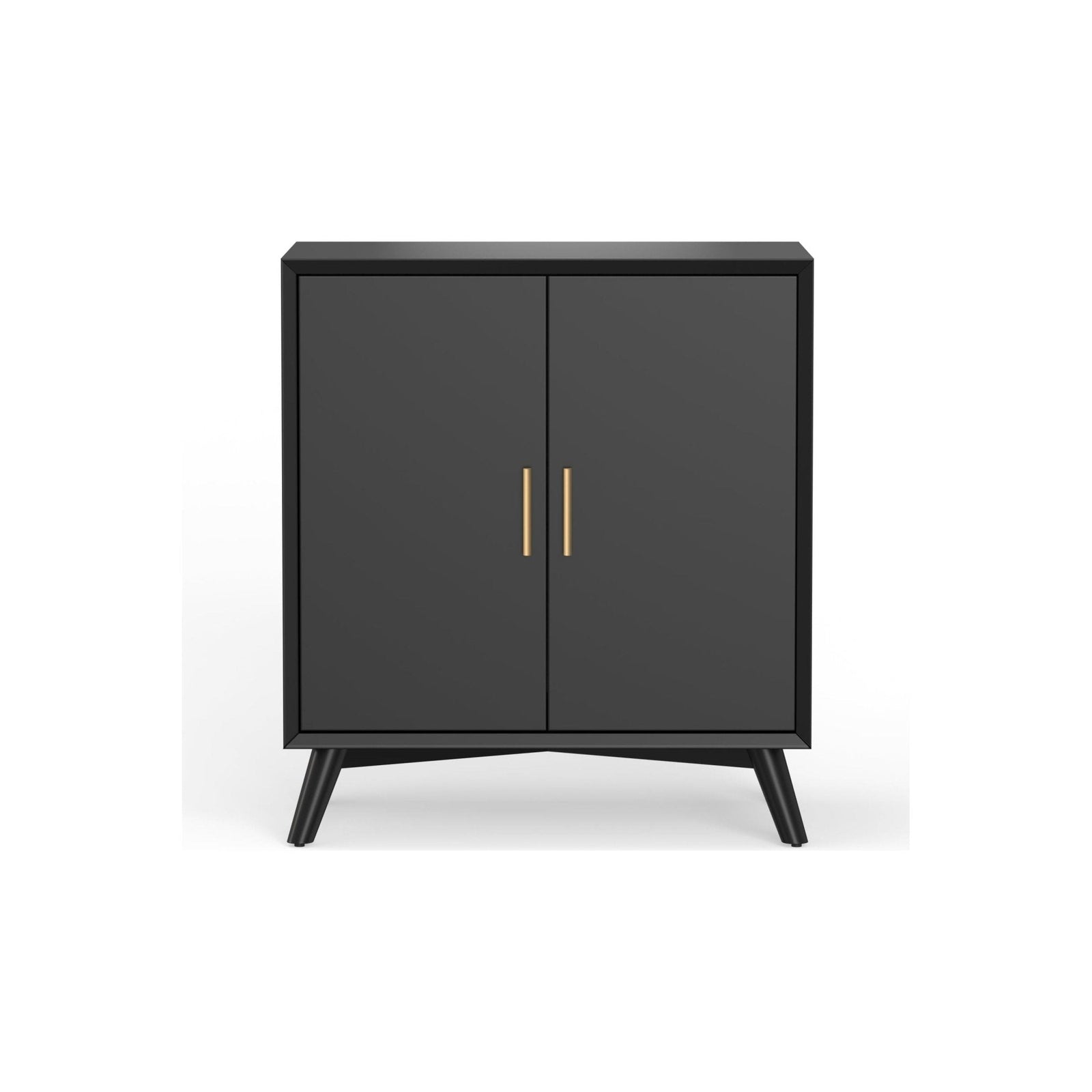 Mueble bar pequeño Flynn, color negro