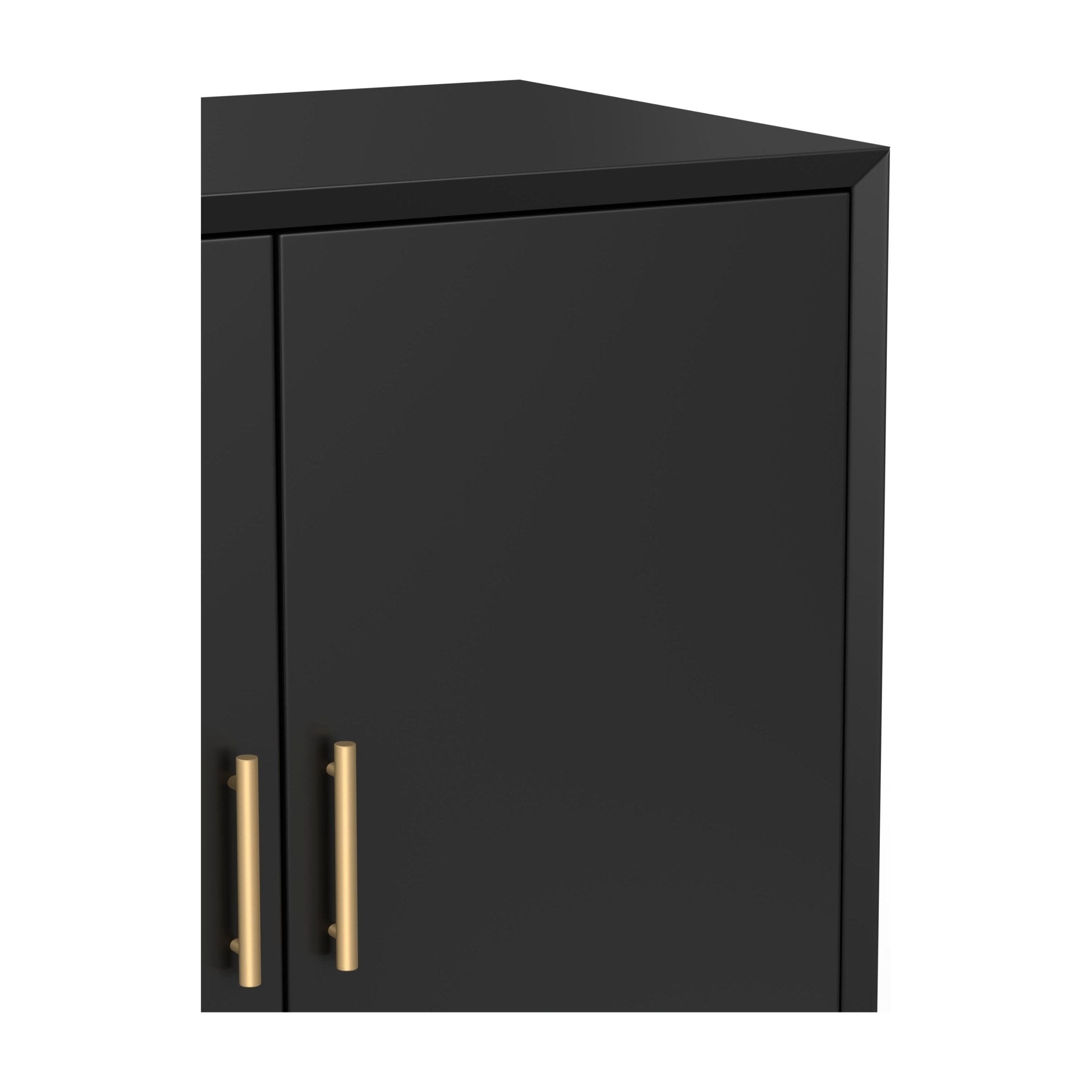 Mueble bar pequeño Flynn, color negro
