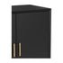 Mueble bar pequeño Flynn, color negro