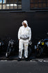 Happy Pockets Windbreaker Zip-Up Jacket (White)