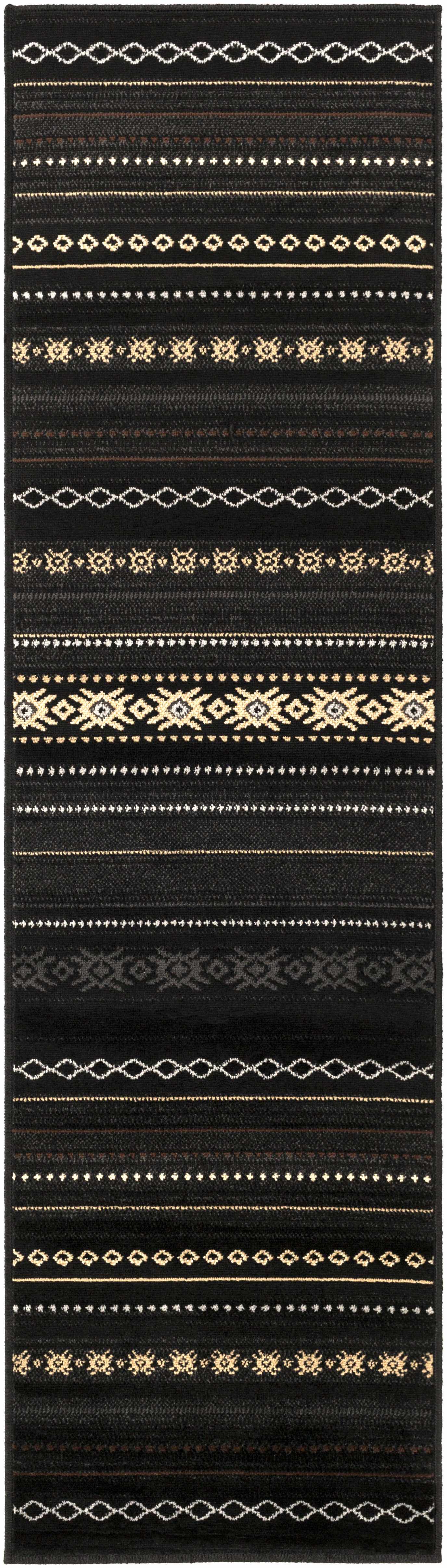 Alfombra occidental negra Fogertown
