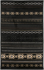 Alfombra occidental negra Fogertown