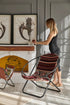 Silla plegable Kilim turca con estructura de metal