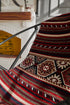 Silla plegable Kilim turca con estructura de metal