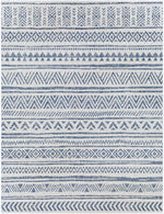 Alfombra de alto rendimiento con estampado integral Novato Navy