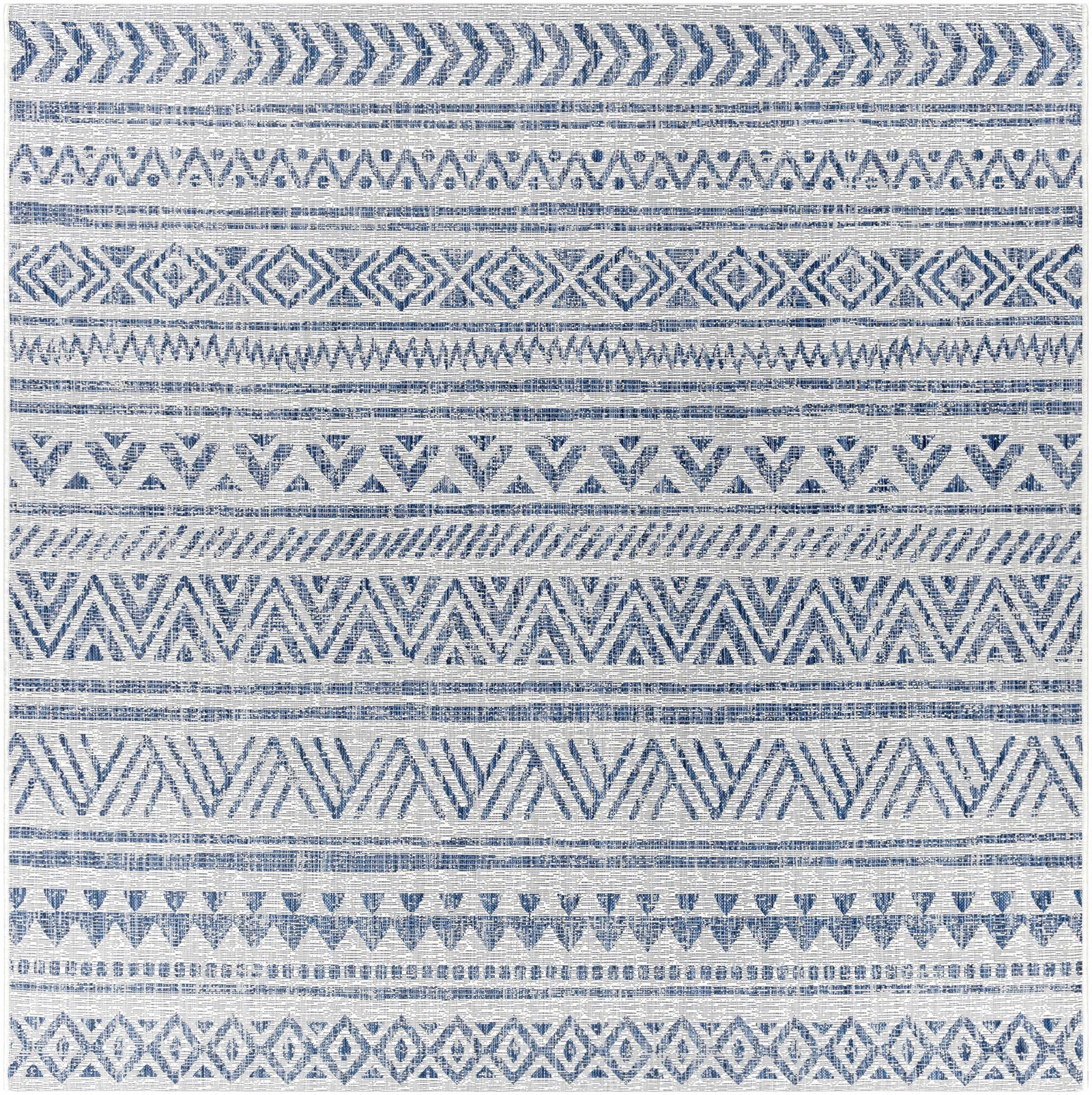 Alfombra de alto rendimiento con estampado integral Novato Navy