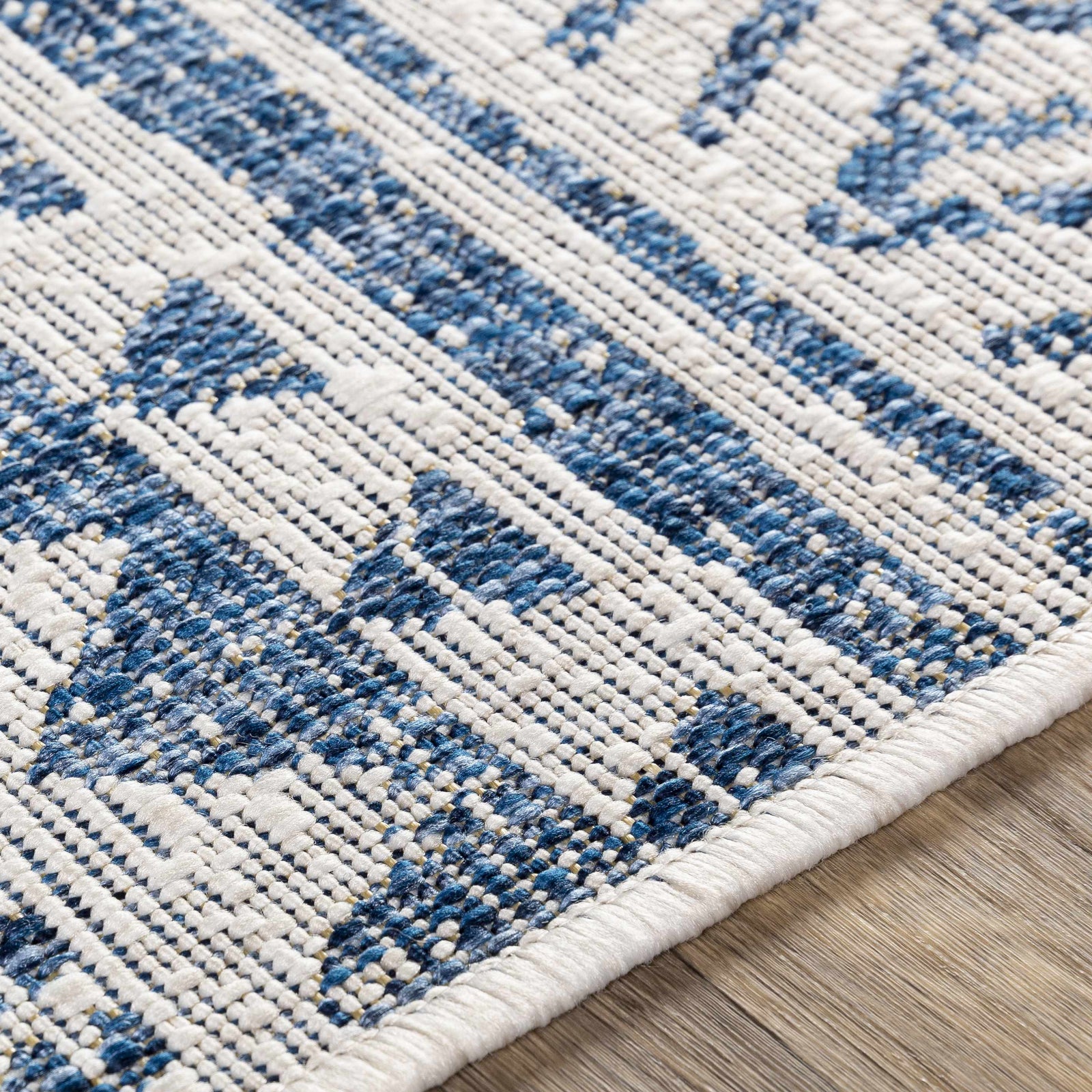 Alfombra de alto rendimiento con estampado integral Novato Navy