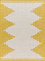 Alfombra de exterior amarilla Djugun