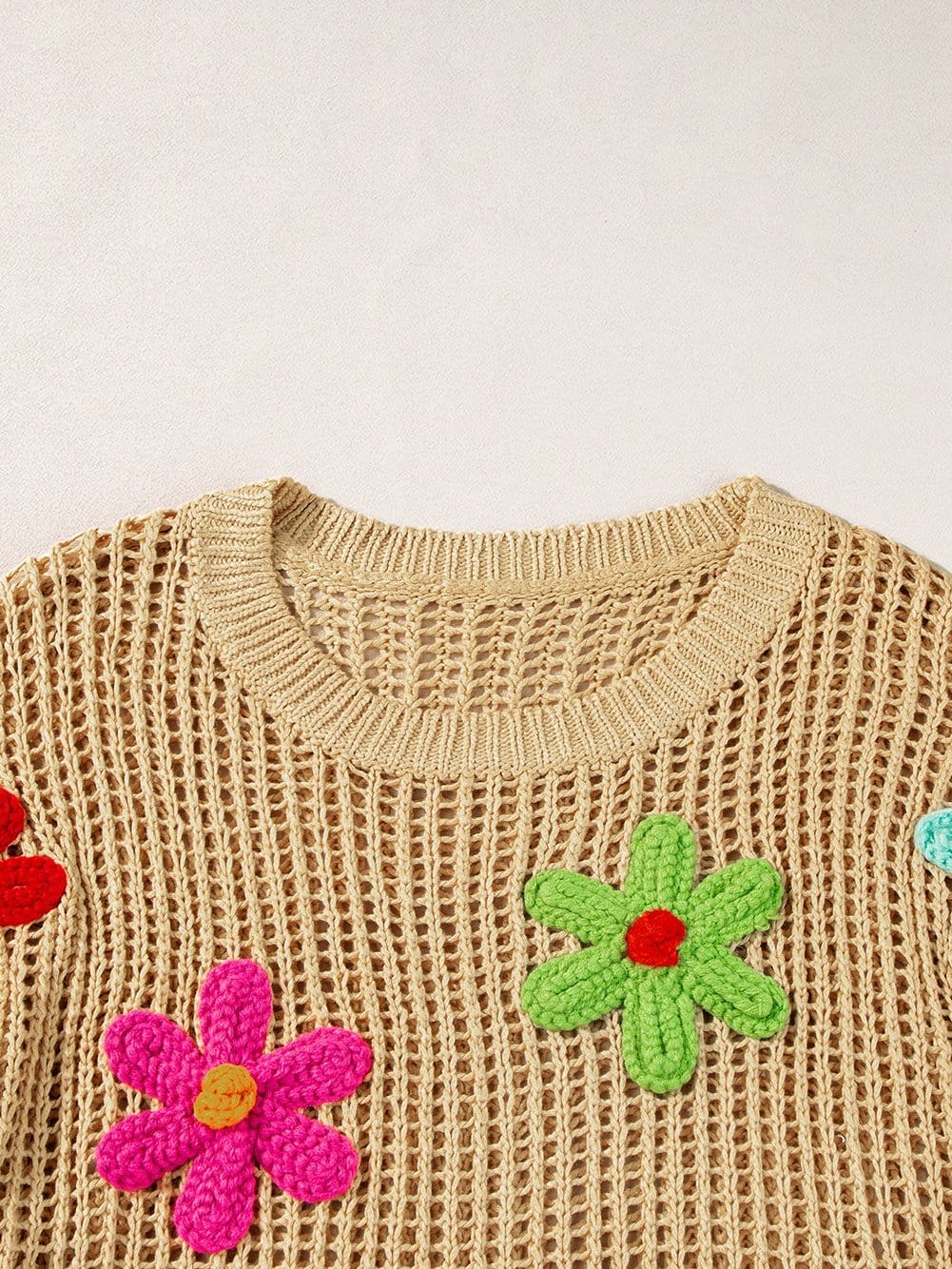 Elegant Crochet Knit Top for Women