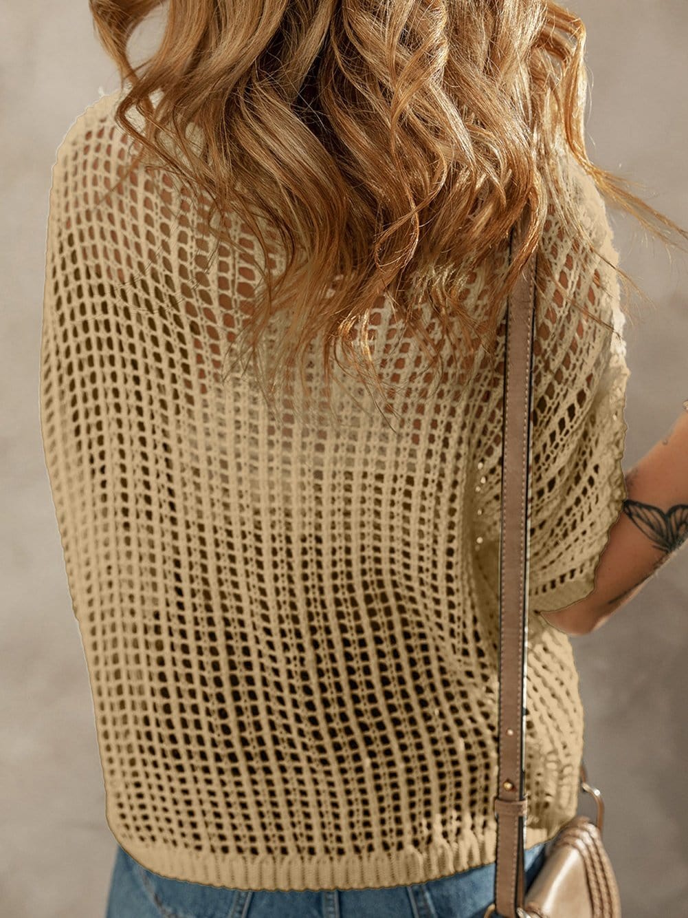 Elegant Crochet Knit Top for Women