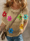 Elegant Crochet Knit Top for Women