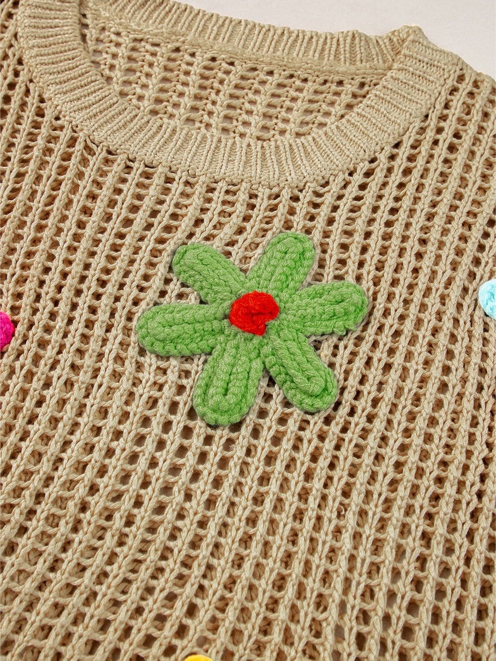 Elegant Crochet Knit Top for Women