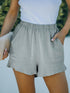 Frilled High Waist Pocket Shorts