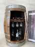 Juego de bar de vino artesanal n.° 2: Bar de whisky y vino con mesa de bar y taburetes para decorar tu bar.