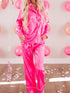 Hot Pink Cheetah Print Loungewear