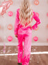 Hot Pink Cheetah Print Loungewear