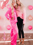 Hot Pink Cheetah Print Loungewear