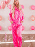 Hot Pink Cheetah Print Loungewear