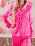 Hot Pink Cheetah Print Loungewear