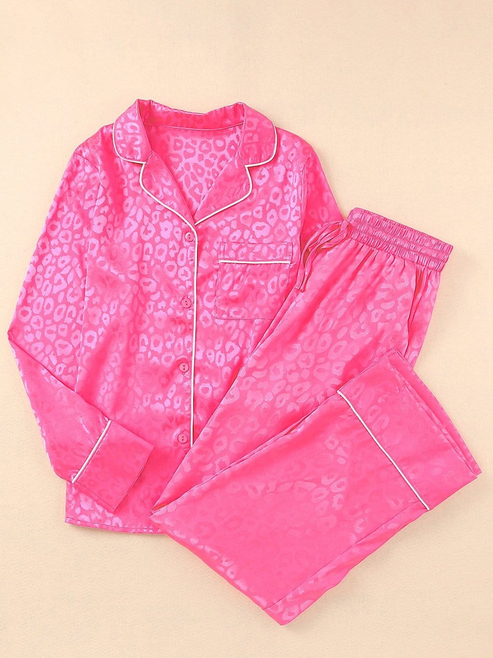 Hot Pink Cheetah Print Loungewear