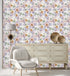 Fashionable Floral Pattern Wallpaper Smart