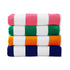 Cotton Velour Cabana Stripe Beach Towel - Novia Collection