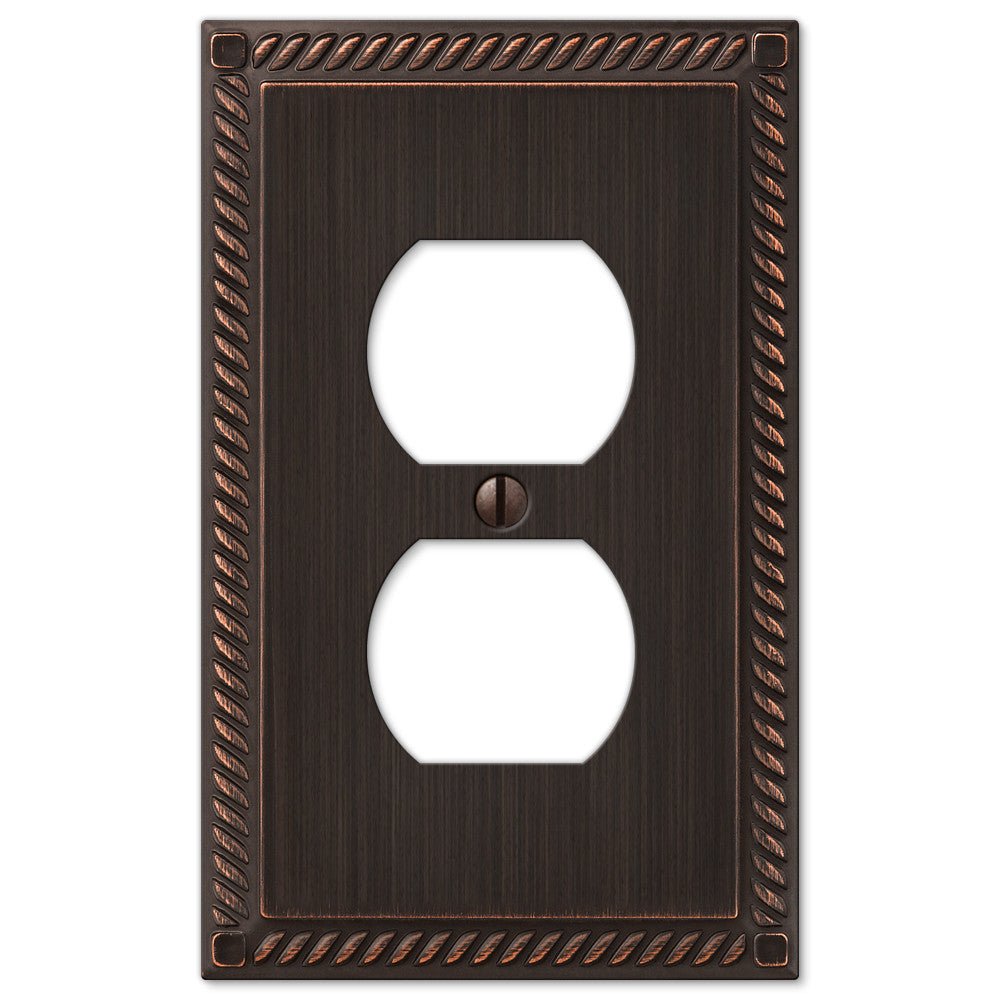 Fundición de bronce envejecido de estilo georgiano: 1 placa de pared dúplex