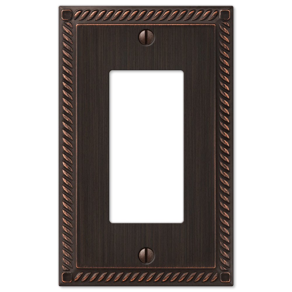 Placa de pared con 1 balancín de bronce envejecido de estilo georgiano