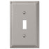 Georgian Satin Nickel Cast - 1 Toggle Wallplate