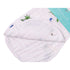 Conjunto de regalo: manta de muselina para bebé Bluebonnets y paño eructador/babero combinado
