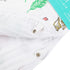 Conjunto de regalo: manta de muselina para envolver al bebé y paño eructador/babero combinados de Florida Baby (floral)