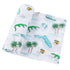 Conjunto de regalo: manta de muselina para envolver al bebé y paño eructador/babero combinados de Florida Baby
