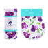 Conjunto de regalo: manta de muselina para bebé Irises y paño eructador/babero combinado