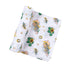 Conjunto de regalo: manta de muselina para envolver al bebé y paño para eructar/babero combinados de Kentucky Baby (floral)