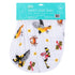 Conjunto de regalo: manta de muselina para envolver al bebé y paño eructador/babero combinados de Maryland Baby