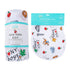 Conjunto de regalo: manta de muselina para envolver al bebé y paño para eructar/babero combinados para niño de New York Baby